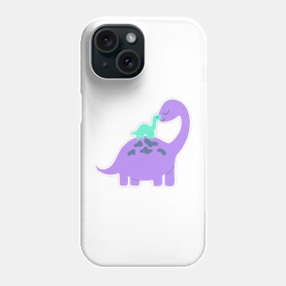 momma and baby Dino Phone Case