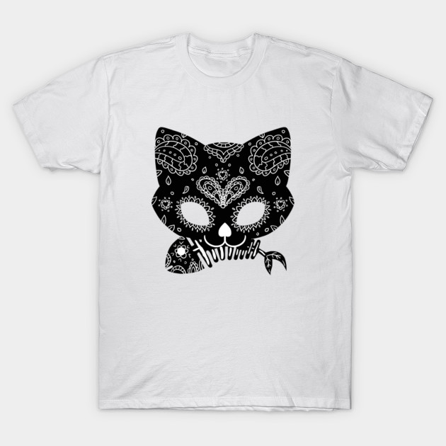 Sugar Cat T Shirt Cat Tee Skull Design T Shirt Cat T Shirt
