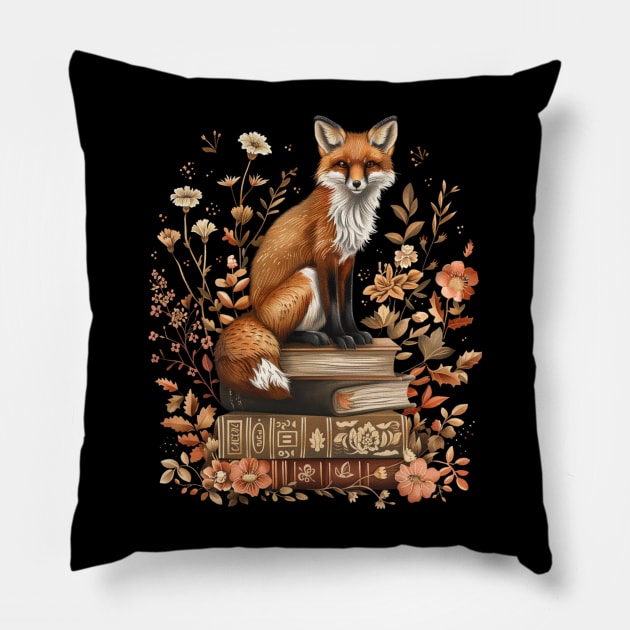 Fox Stealthy Spectacles Pillow by xXYazzyChanArtsXx