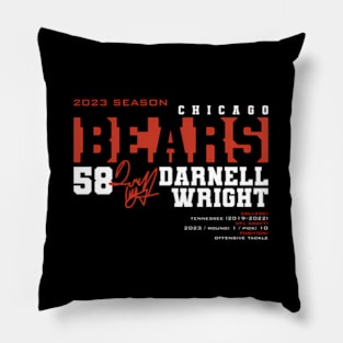 Wright - Bears - 2023 Pillow