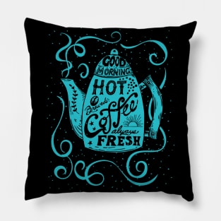 Retro Coffee Pot Pillow