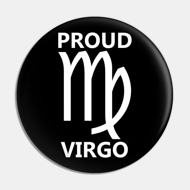 Proud Virgo White Pin by Ven0mBlast