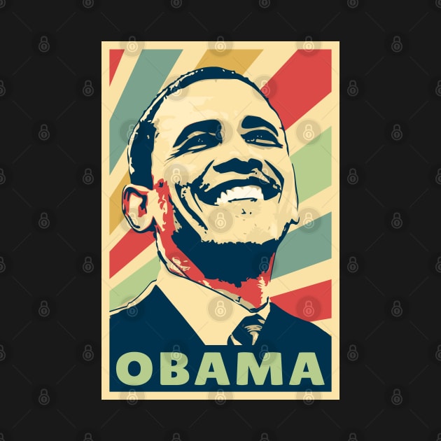 Barack Obama Vintage Colors by Nerd_art