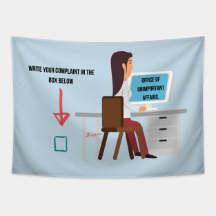 Office Humor Tapestry