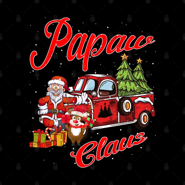 Papaw Claus Santa Car Christmas Funny Awesome Gift by intelus