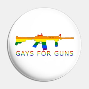 Gays for guns Pin