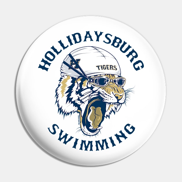 Hollidaysburg Swimming Pin by OutdoorMayhem