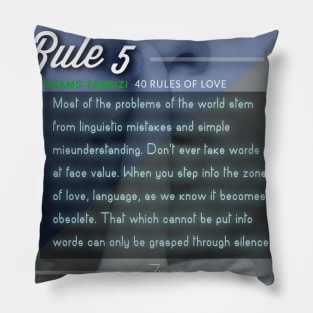 Copy of 40 RULES OF LOVE - 5 Pillow