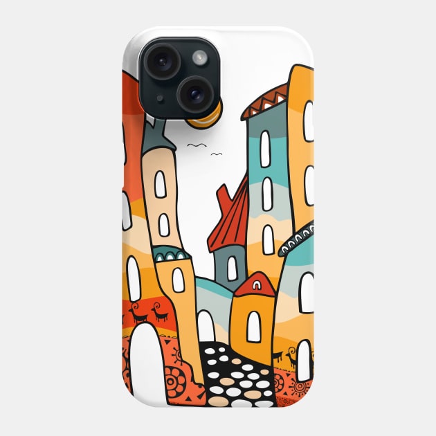 Summer landscape Phone Case by Frenzy Fox