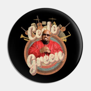 Ceelo Green // Music Tour Vintage Retro Style Pin