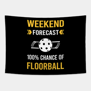 Weekend Forecast Floorball Tapestry