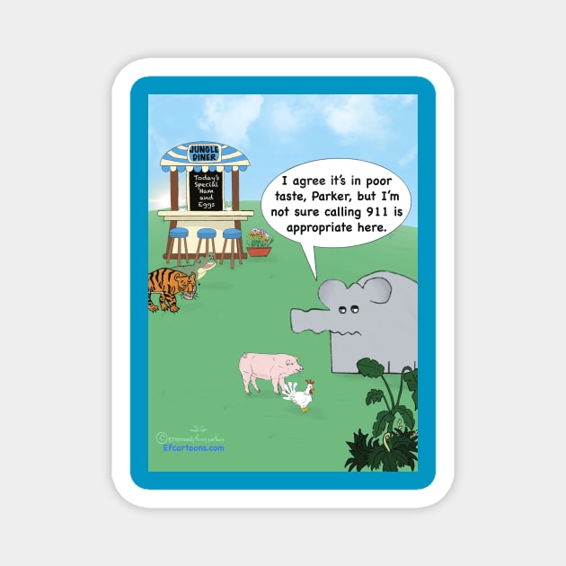 Enormously Funny Cartoons Diner Special Magnet by Enormously Funny Cartoons