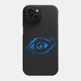 Shadowhunters rune / The mortal instruments - galaxy eye rune brush stroke (blue) - Mundane gift idea Phone Case