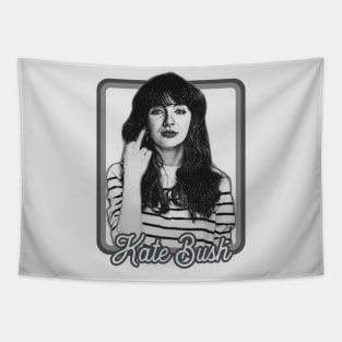 Kate Bush-- Retro Aesthetic Fan Art Design Tapestry