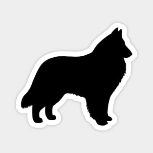 Belgian Sheepdog Silhouette Magnet