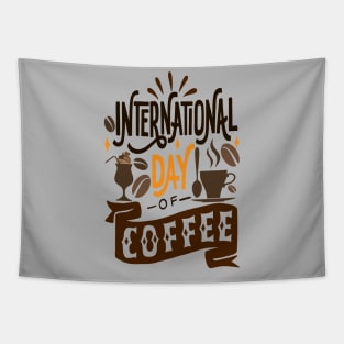 International Coffee Day Tapestry