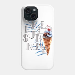 HELLO SUMMER by WOOF SHIRT Phone Case