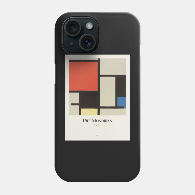 Composition by Mondrian Phone Case by MurellosArt