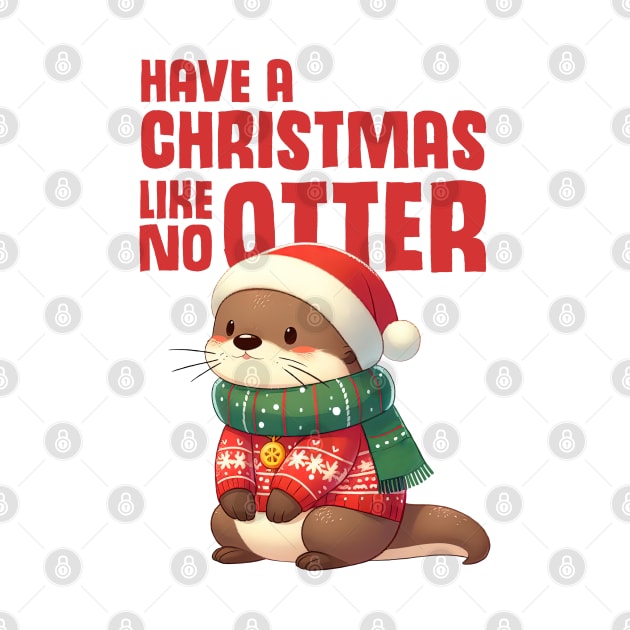 Have a Christmas Like No Otter by Takeda_Art