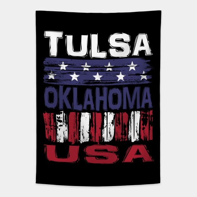 Tulsa Oklahoma USA T-Shirt Tapestry by Nerd_art