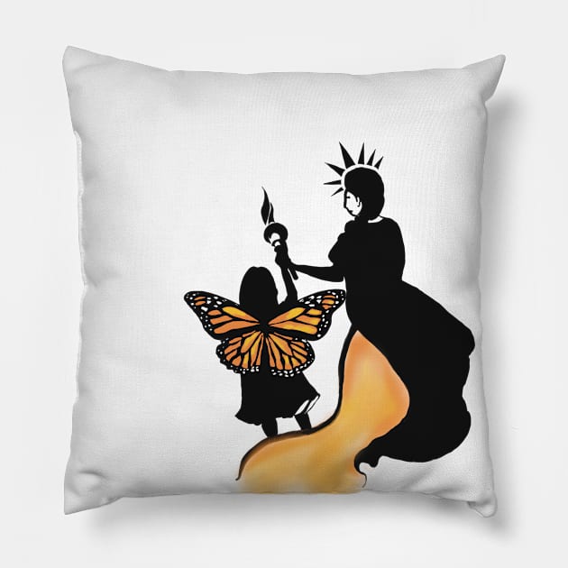 Madres Emigrantes Pillow by OCJF