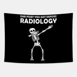 Radiology CT tech Dabbing Skeleton- Rad Technologist DAB Tapestry