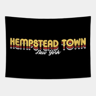 Retro Hempstead Town New York Tapestry