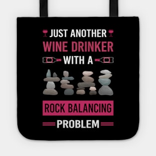 Wine Drinker Rock Balancing Stone Stones Rocks Stacking Tote