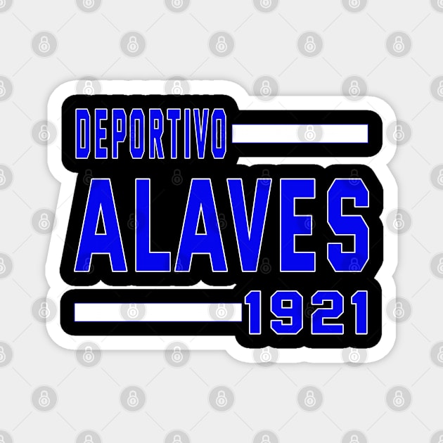 Deportivo Alaves 1921 Classic Magnet by Medo Creations