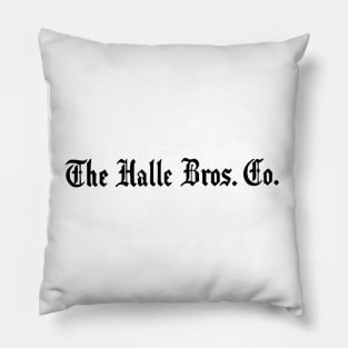 Halle Bros. Department Store. Cleveland, Ohio Pillow