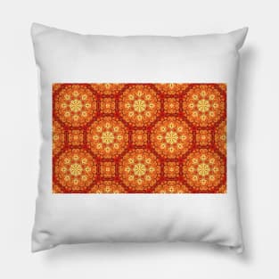 Celestial Sunset Kaleidoscope 6 Pillow