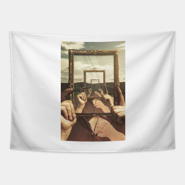 Empty Frame Tapestry by SeamlessOo