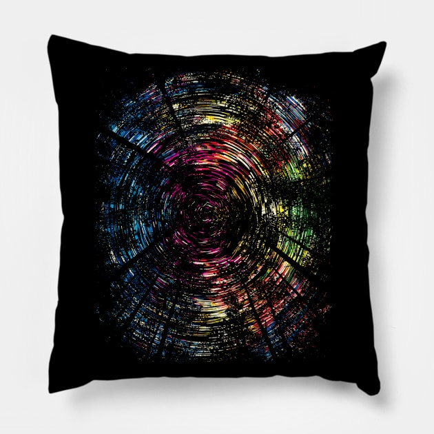 Star Trail Pillow by Daletheskater