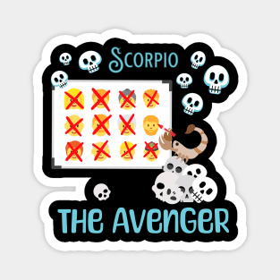 The characters of the zodiac: Scorpio Magnet