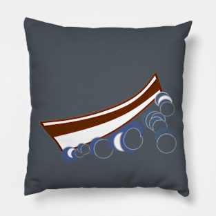 Boat on The Waves Pillow