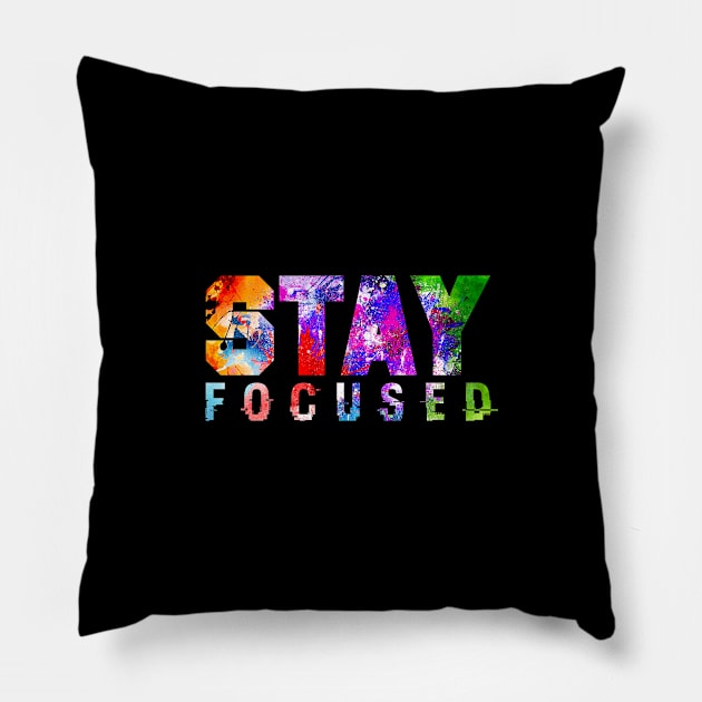 Stay Focused Pillow by Zack