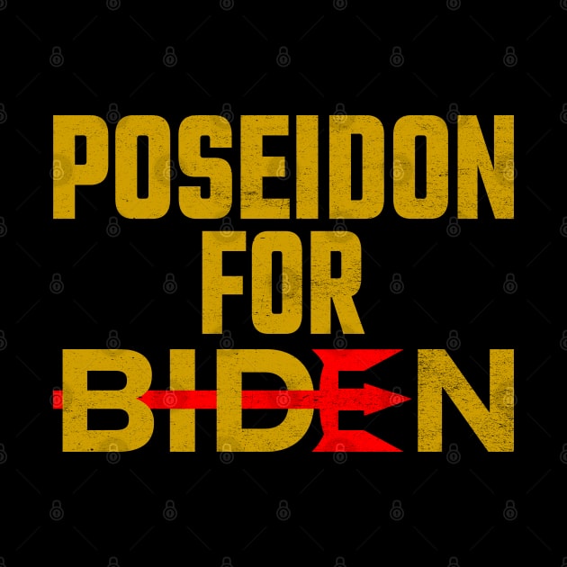 Poseidon For Biden by MZeeDesigns