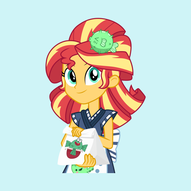 Sunset Shimmer Sushi by CloudyGlow