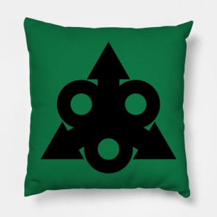 Black Chaotic Pestilence Pillow