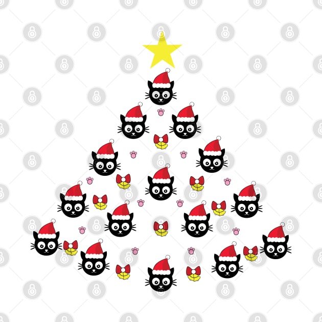 Merry Black Catmas Tree by Minami14R