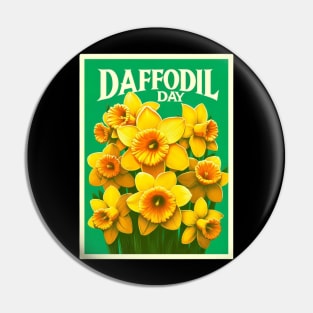 Daffodil Day Pin