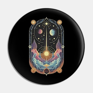 Celestial Model Pin