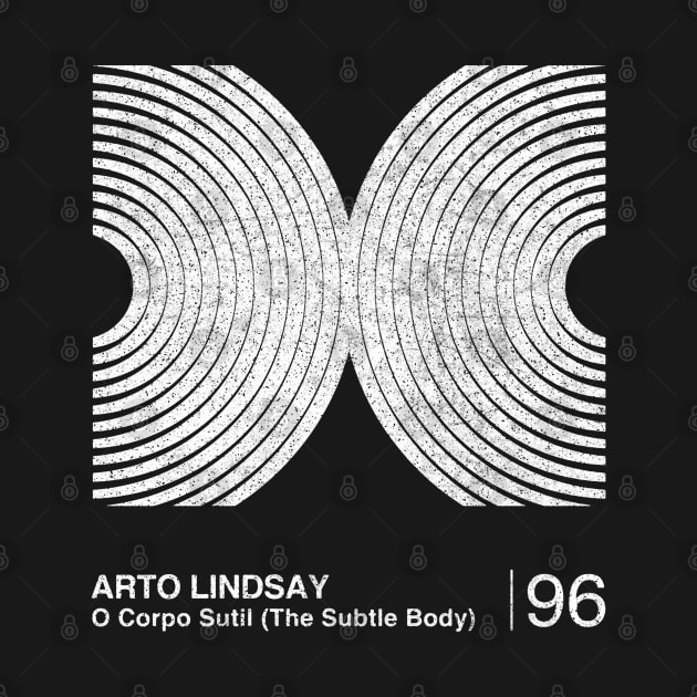 Arto Lindsay / Minimalist Graphic Design Fan Artwork by saudade