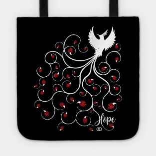 Hope Love Peace Christmas Tote