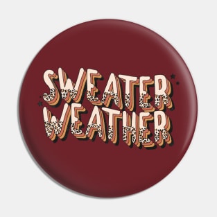 Sweater Weather Pin