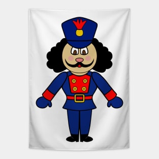 MERRY Christmas Toy Soldier Tapestry