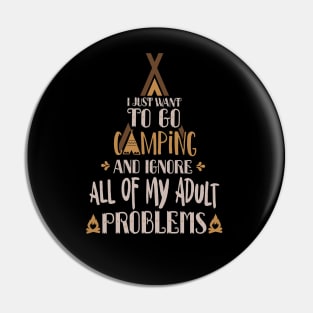 Camping Quote Pin