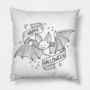 Cute Halloween Bat Pillow