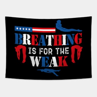 Swimmer - Breathing is for the weak Tapestry