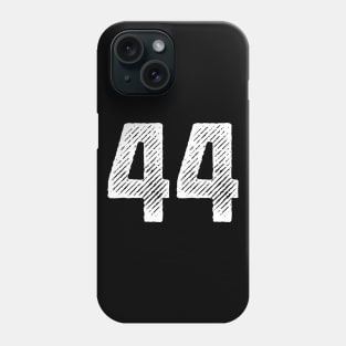 Rough Number 44 Phone Case